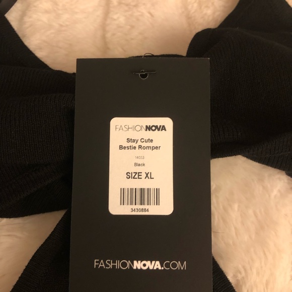 Black Monokini Romper - Picture 6 of 6